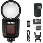 Godox V1-N Round Head Camera Speedlite Flash for Nikon DSLR Camera (Black)