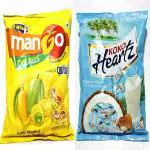 Cintu Mango Doubles Centerfilled Candy (BIG Size) - Pack of 150 Pieces + Cintu KOKO Heartz - Coconut Candy (BIG Size) - Pack 150 Pieces