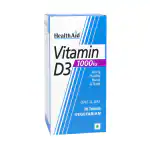 HealthAid Vitamin D3 1000iu (Cholecalciferol) - 30 Tablets