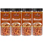 YUM YUM Premium California Almond Badam 600 g (Pack of 4 -150 g Each)