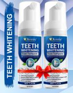 KURAIY Teeth Whitening Toothpaste Mousse Foam Cleansing Stains Yellow Teeth Remove Breath Freshen Whiten Tooth Toothpaste Care