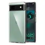 SROCK Google Pixel 6A Transparent Back Case Cover | Shock Proof | Crystal Clear |Flexible TPU | Soft Back Case Cover for Google Pixel 6A- Transparent Totu