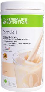 Herbalife Nutrition Formula 1 Nutritional Shake Mix-Vanilla Flavor For Weight Loss Protein Shake, 500 G