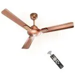 ACTIVA Energia (28 Watts) BLDC Motor 1200 MM Fan With LED Light | Remote | 3 Blade Energy Saving Ceiling Fan (Rose Wood)