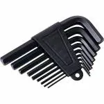 PERFECT TECH Hex Allen Key Set | (Combo Set of 9 Pcs) | Universal Hexagonal Allen Keys | Tools Kit | Professional Use | Anti-Rust Properties | Socket Wrench Allen Key | (Black)