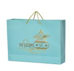 PPJ - SHUBH VIVAH (10 Pcs.) (GOLDEN FOIL) (GREEN) PAPER CARRY BAG, 16 Inch X 12 Inch X 4 Inch for DIWALI/WEDDING/FUNCTION/BIRTHDAY/RETURN GIFTS/CHRISTMAS (Pack of 10)