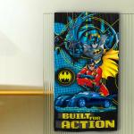 Sassoon DC Comics Batman 380 GSM Cotton Kids Bath Towel with Gift Box 60 cm x 120 cm
