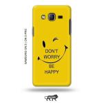 Tweakymod Printed Funny FAce Yellow Back Cover For Samsung ON5