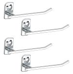 Plantex Silver Stainless Steel Towel Ring 23 x 17 x 13 cm (pack of 4)