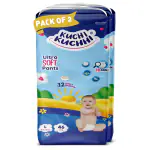 Kuchi-Kuchhi Ultra Soft 3D Bubble Diaper Pants | L | 9-14 KG | Pack of 2 | 92 Pieces