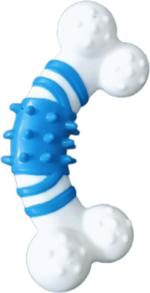 Kuppy Curve Bone Bitesize Bliss Compact Chew Toy For Small And Medium Breeds Rubber Bone For Dog & Cat