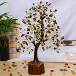 Crystal Divine Money Magnet Crystal Tree Handmade Home Decor Items Crystal Bonsai Tree Showpiece For Home Decor Vastu Gift Items For Home Decoration Hall Decoration Items Healing Crystals Tree Gifts