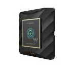 Cone Smyle Touchless Black Door Bell Exit Button with Black Plate