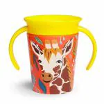 Munchkin Miracle 360 WildLove Trainer Cup, 6 Oz, Giraffe