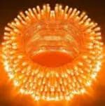 SPARK WORLD 40 LEDs 11 m Orange Rice Lights (Pack of 1)