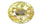 Feel Touch Mart Yellow Sapphire 12 Carat Original Certified Best Ceylon Pukhraj Srilanka Mine Natural Yellow Saffire Loose Gemstone for Ring & Pendant by