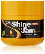 Ampro Extra Hold Shine N Jam Conditioning Gel, 4 Ounce CANTU