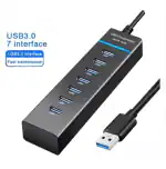 Tech Gear 7 ports USB hub 3.0, USB HUB data splitter for PS4, PS5, XBOX one, MacBook, Macpro / mini, iMac, XPS, surface pro, iphone, ipad, galaxy series