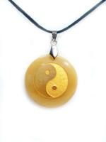 Astroghar Aventurine Crystal Yellow Pendant For Men And Women