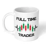 Akipi Full Time Trader | Stock Market | Crypto Ceramic Coffee Mug