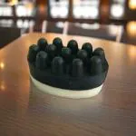 KIAS HERBAL Handmade Designer Goat Milk Charcoal Massage Soap For Kids || Natural Ingredients || Gentle Cleansing || Pack of 2, 100 Grm Each