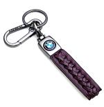 ADOREAL PREMIUM LEATHER KEYCHAIN AND KEYRING FOR BMW CAR AND BIKE