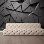 JAAMSO ROYALS Grey Brick Stone Vinyl Waterproof Self Adhesive Peel and Stick Wallpaper (100 CM x 45 CM)