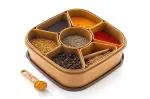 Shopimoz HIGH QUALITY FOOD GRADE PLASTIC MASALA BOX 1 Piece Spice Set (Plastic, Multicolor)