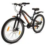 Avon BicyclesPablo 26Theavy-duty MTBwith 26 inches wheel size and 18 inches ERW Carbon steel Frame| Front Suspension Fork, Disc Brakes, Shimano Gear Sets and Double Wall Alloy Rims | Available in Matt Black | suitable for all terrains