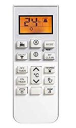 royalcool Plastic Ac Remote No. 168B With Zzz Function For Hitachi Ac