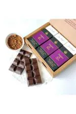 Jus' Trufs Artisanal 60% Dark Chocolate Bar (40g, Pack of 6)
