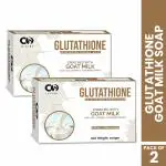 CO Luxury Glutathione Goat Milk Skin Brightening Soap | Kojic Acid & Aloevera Extract -1OO gm Each- Pack of 2