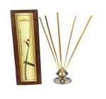 SAMBRIDHHI Pure Sandalwood Chandan Fragrance Incense Sticks Agarbatti with Premium Wooden Box 50 Sticks Chandan (50 sticks Set of 1)-A12