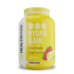 HealthFarm Hydro Gain Mass Gainer Protein| Whey Protein + Muscle Builder|3KG|Strawberry Banana