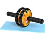 Whinsy Ab Roller with Knee Mat | Anti-Skid Roller with Anti-Slip Mat