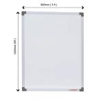 ALKOSIGN Platinum Series Melamine Coated (3ft x 4ft) Non-Magnetic White Board/Writing Board/Marker Board for Home, School & Office