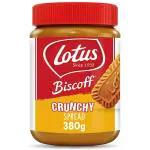 Lotus Biscoff Crunchy Biscuit Spread, 380 Gram (Pack of 2)