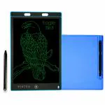 BESTOR Portable Ruff 12 inches LCD Paperless Memo Digital Tablet, LCD Writing Tablet for Kids (Blue)