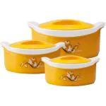 MILTON MARVEL JR GIFT SET (500+1000+1500) Pack of 3 Thermoware Casserole Set (500 ml, 1000 ml, 1500 ml)