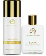 THE MAN COMPANY Blanc EDT 50ml & Body Perfume 120ml Perfumes for Men Combo Deodorant Spray - For Men (170 ml, Pack of 2)