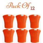 AgriFix Plastic 12 Inch Gamla Plant Pot Set For Garden Big Terrace Planter Pot Container (Packof-12)