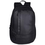 F Gear Burner Black Artificial Leather Laptop Backpack 22 L
