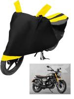 Auto Hub Bike Cover for Tvs Ronin , Dustproof UV Protection water resistant Custom Fit Cover-(Black-Yellow )