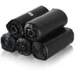 ALXIND Black Large Garbage Bag 25 ltr - 45 Pcs