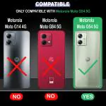 Casotec Back Cover for Motorola Moto G54 5G | Full Camera Protection | Liquid Silicon Case | Flexible Bumper Case for Motorola Moto G54 5G (Red)
