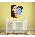 WOLPEP Multicolor Vinyl Little Krishna Wall Sticker