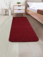 Saral Home Maroon Poypropylene Runner 60x200 cm