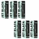 OCTAVIA BEAUTY Jet Black Eye Kajal for Women Smudge-Proof & Long Lasting | Lite Green Packet | Black Kajal | Pack of 6