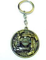 Blue Aura Movewagaon Yellow Metal Pubg Playerunknowns Battlegrounds Guns Rotating Key Chain