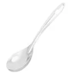 Chefkit Stainless Steel Heavy Guage Solid Cooking Spoon, Oval Serving Spoon